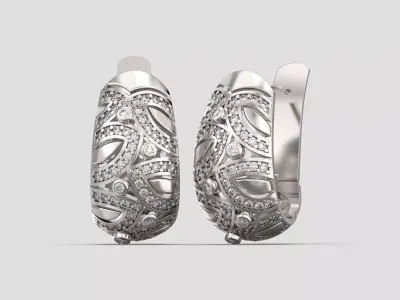 ER 182 earring 3D print model