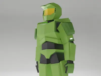 HALO Master Chief 3D model