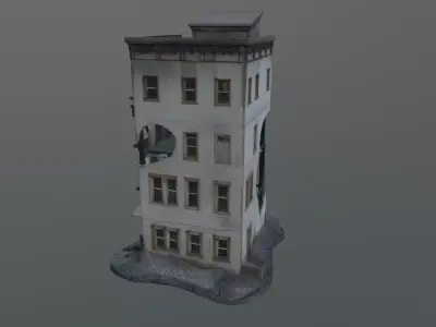 Ruined Buildings 3D model