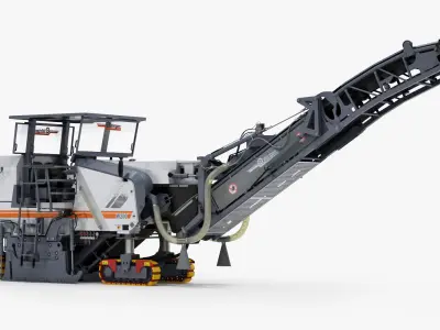 Asphalt Milling Machine 3D model