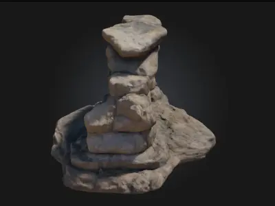 Stone Archway  Gateway to Timeless Worlds 3D model