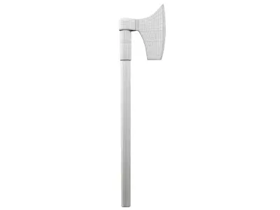 Ax Medieval Low-poly 3D model 5