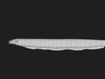 Electriceel Low-poly 3D model