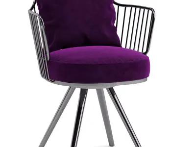Wittmann Paradise Bird dining chair 3D model