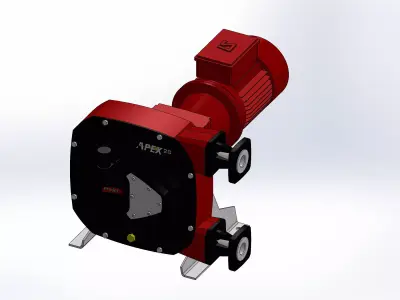Bredel - APEX 28 - Watson Marlow Peristaltic Pump 3D model