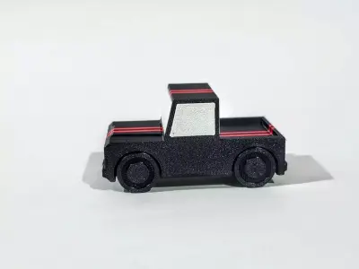 Multicolor Print in place car 3d printed car 3D print model