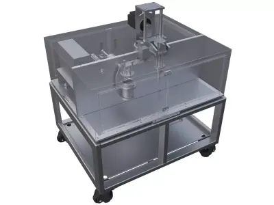 Oxidation degree testing machine 3D model