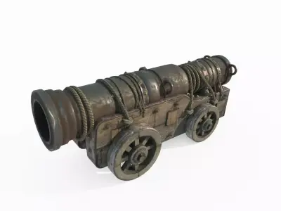 Ancient weapons and artillery 3D model