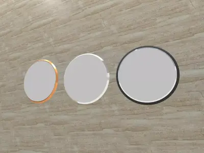 Beveled Mirror Circle 3D model