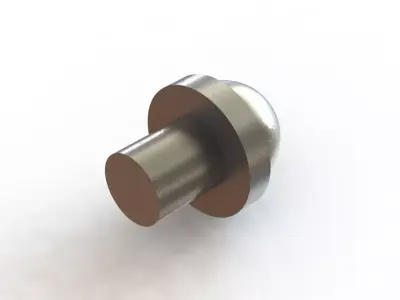 Nipple PB107PB1021B THK 3D model