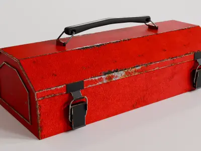 Tools box Game Assets item9 3D model