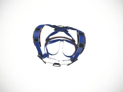 Safety Harness Low-poly 3D model get