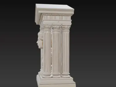 Ancient Greek Wall Relief Decor Series 3 3D print model