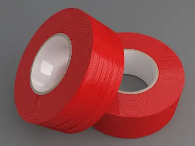 Duct Tape RED 3D model