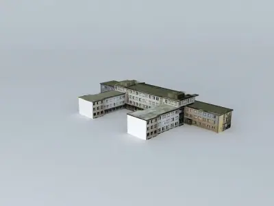 Old hospitalStar nemocnica Free 3D model