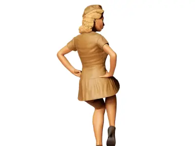 N6 Pin-up girl 3D print model