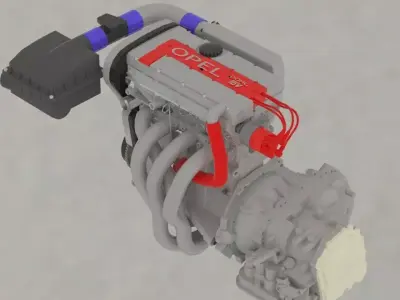 C20XE Inline 4 Engine NA 3D print model purchase