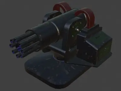 TD Tower 003 Low-poly 3D model