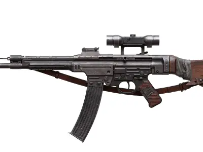 STG 44 SturmGewehr 44 Fully Assembled Low-poly 3D model