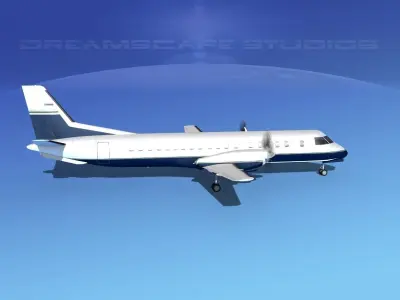 SAAB 2000 Corporate 3 3D model