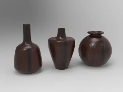 Earthen Pots 3D print model