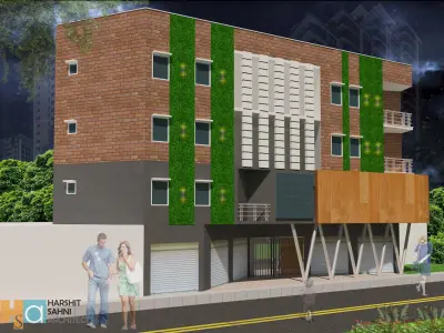 Commercial Complex 3D model buy