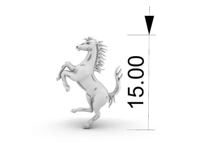 Ferrari Horse 3D print model