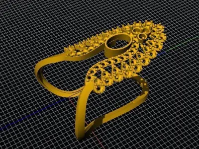 vanki ring 3dm and stl file 3D print model