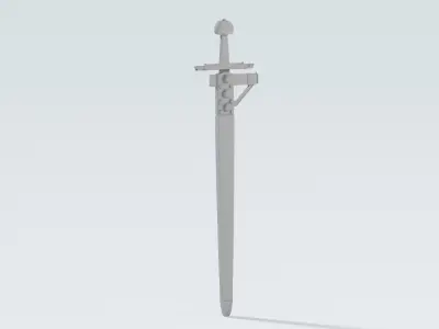 the sword of Louis XIV 3D model