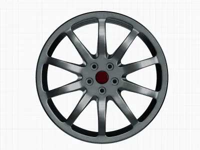Wheel Free 3D model