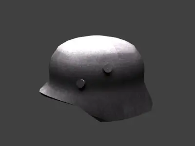 M1940 Wehrmacht Stahlhelm Low-poly 3D model