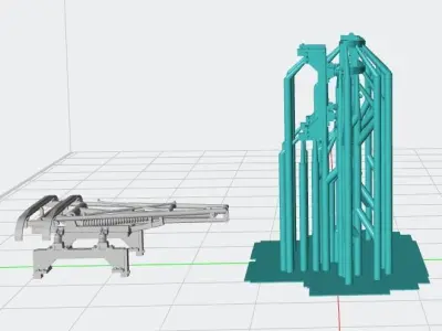 Pantograph 3D print model