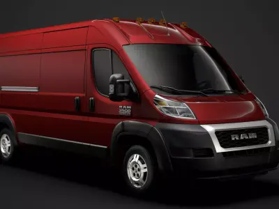 Ram Promaster Cargo 3500 HR 159WB EXT 2020 3D model