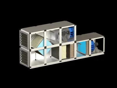 Air Handling Unit Bundle 3D model