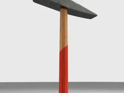 Hammer Free low-poly 3D model by khalidsrri