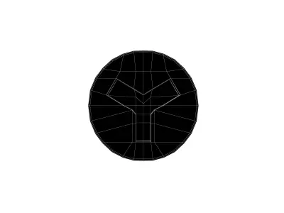 Screw v7 001 Low-poly 3D model