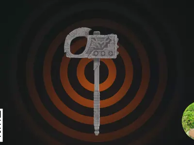 Fantasy Ancient Heavy Melee Weapons 3D model