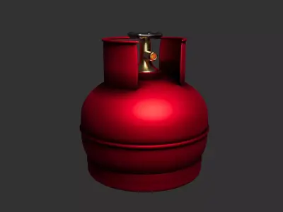 Gas cylinder Free 3D model purchase