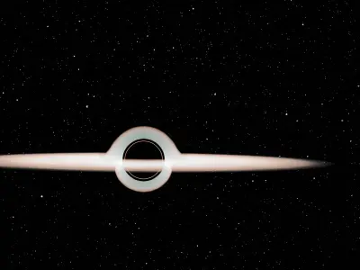 BLACK HOLE -  High-Quality Space Simulation Asset 3D model