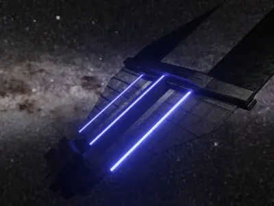 space craft Free 3D model