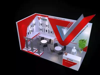 Exhibition - Area -3X6-3DMAX2009-8 3D model