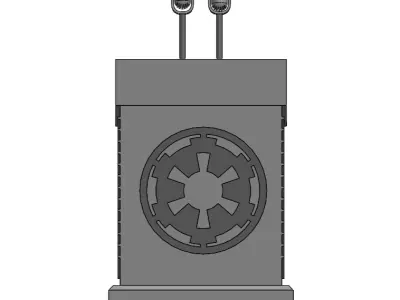 Sci Fi IMPERIAL PODIUM 3D print model