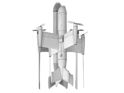 Octopus 100 interceptor drone 3D model