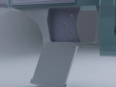 Semi-Auto soft bullet Gun Free 3D model