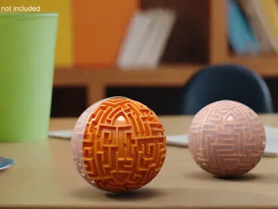3D Puzzle Game Ball 3D model