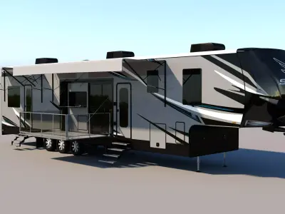 jayco SEISMIC 400w trailer house 3D model