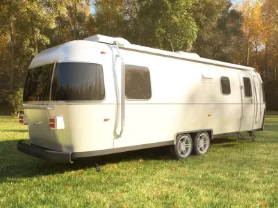 Airstream Classic trailer 2017 3D model