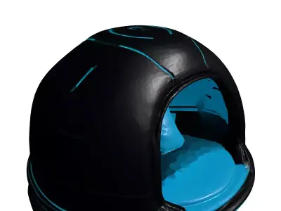 SciFi Relaxation Sleep Pod 3D model