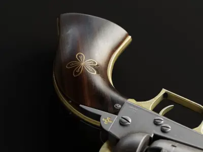 Colt Pocket Revolver 3D model