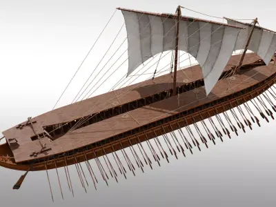 Trireme 3D model